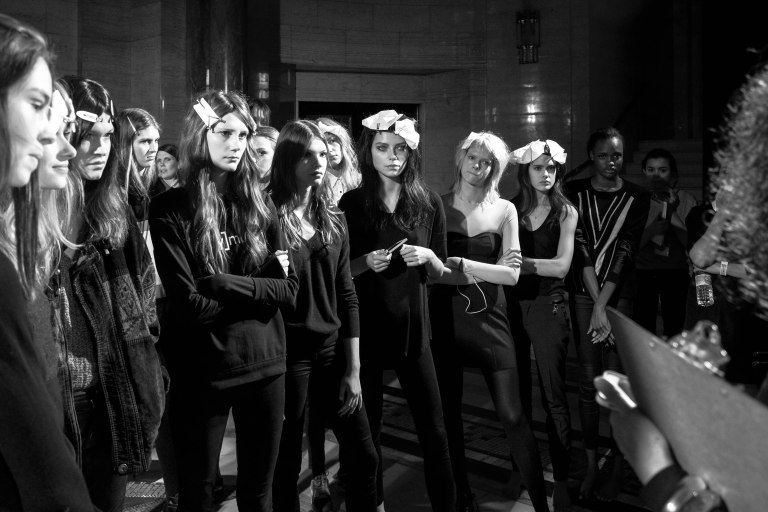 Felder Felder - Backstage London fashion week (Diogo Barroso)